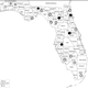 Counties that were positive for rat lungworm are marked with closed circles. Counties negative for the parasite are marked with open circles. States with no symbol weren’t involved in the study. (Image: H D. S. Walden et al., 2017/PLOS One)